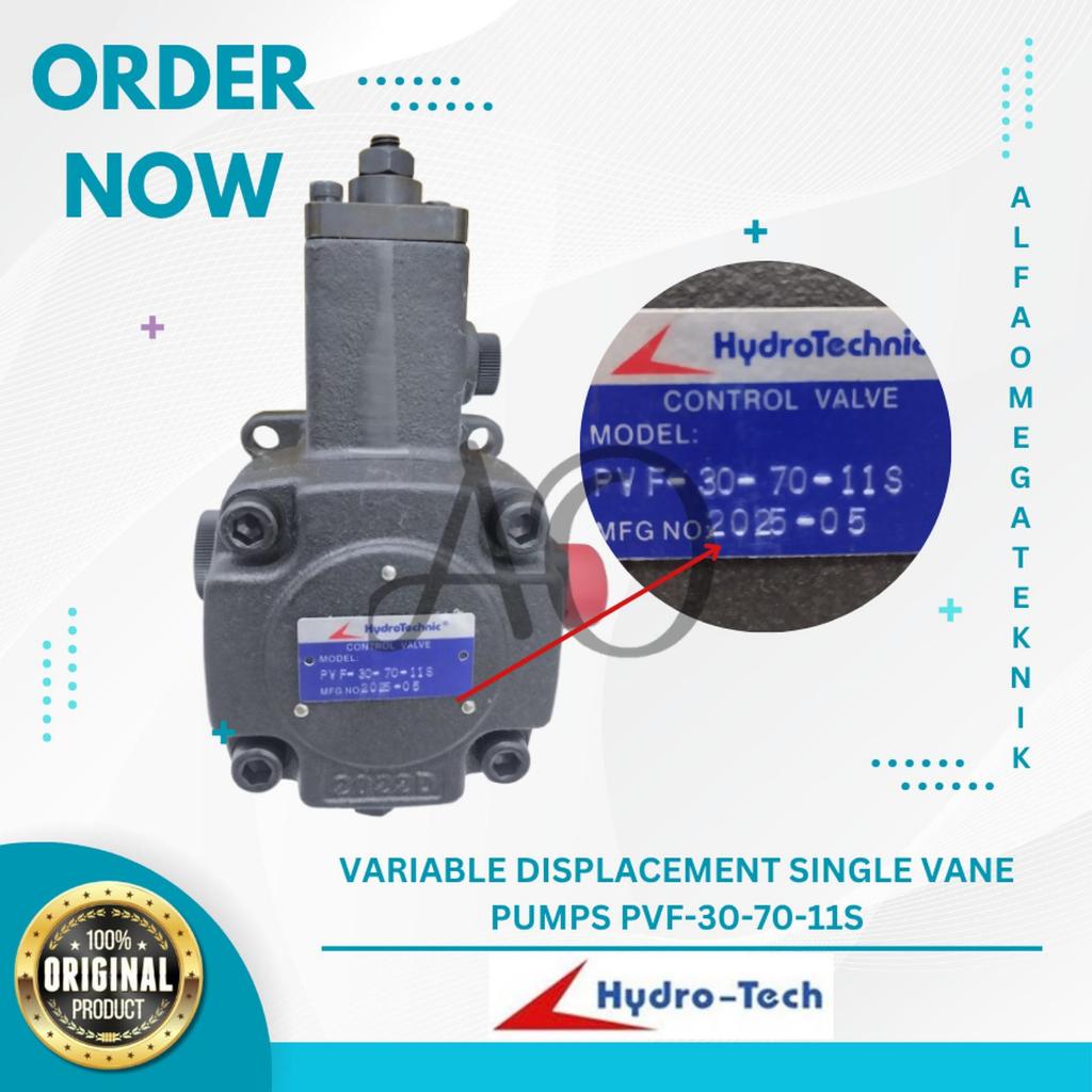 HYDROTECH VARIABLE DISPLACEMENT SINGLE VANE PUMPS PVF-30-70-11S