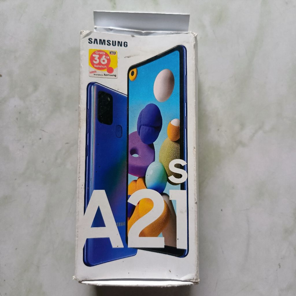 Box / Kotak Samsung A21s Ram 3/32 Original Copotan/ Ori Bawaan Hp