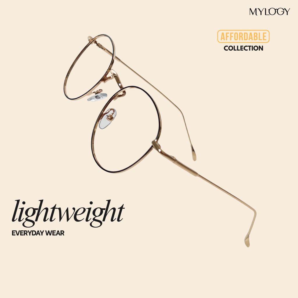 MYLOGY - GOBLIN frame kacamata titanium bulet round unisex