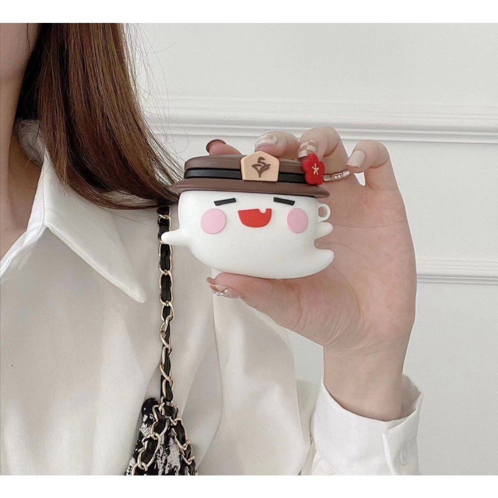 Airpod Case Hu Tao Genshin Impact - Cute Case Airpod Hu Tao Casing Lucu