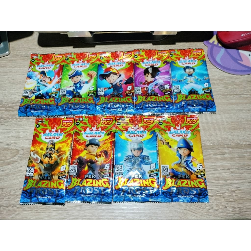 Monsta Galaxy Card Boboiboy - Pek Blazing Frost Malaysia