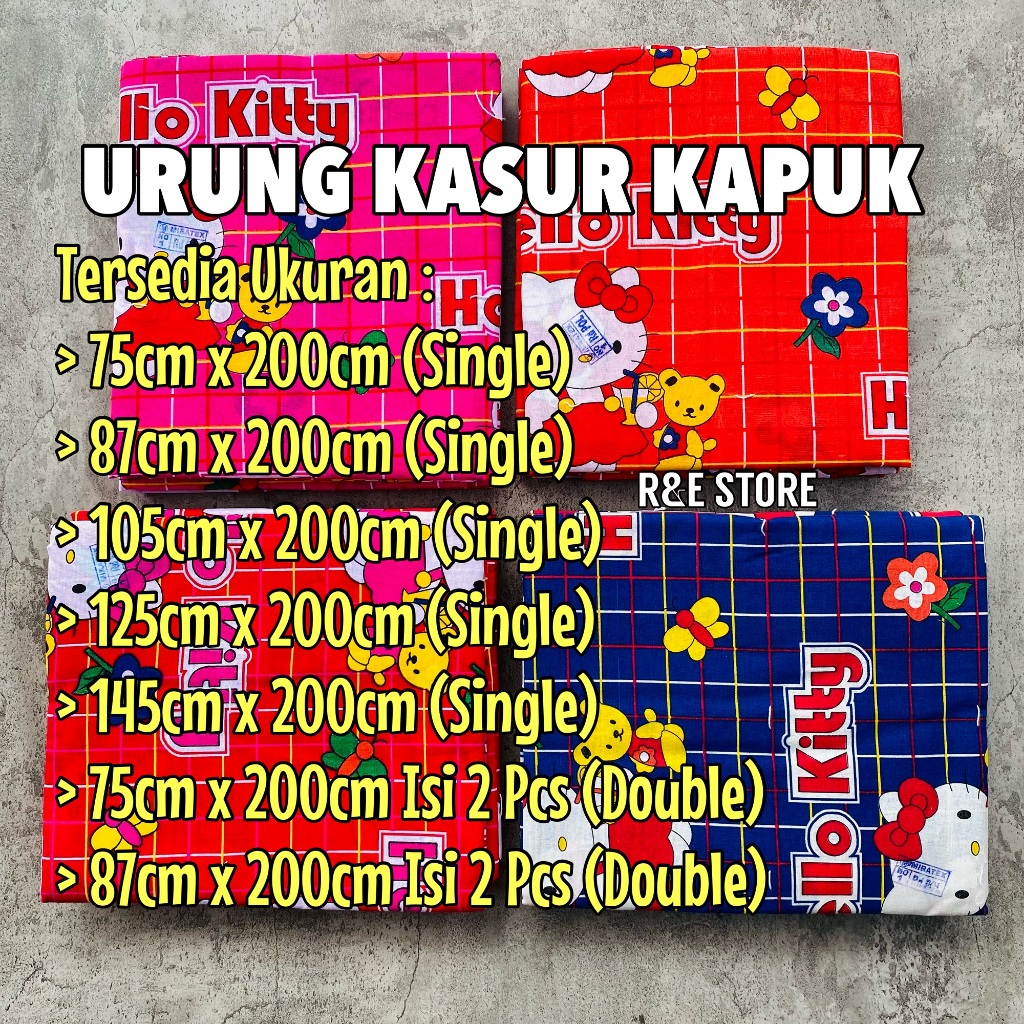 Urung Kasur Kapuk / Sarung Kasur untuk di isi Kapuk / Kulit Kasur Kapuk Kain Katun