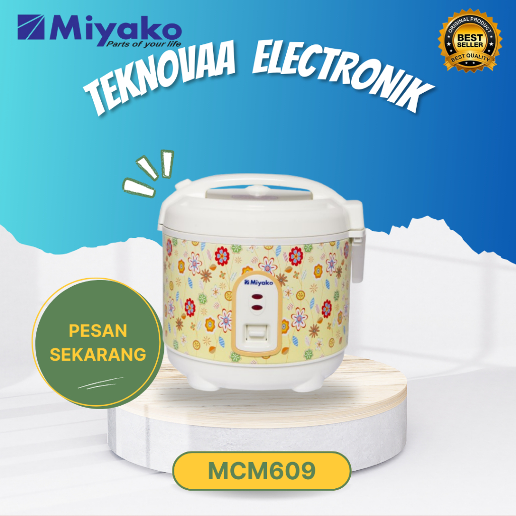 Rice Cooker/MIYAKO MCM-609/MCM609/MCM609/MCM 609/MCM-609/MCM 609 Magic Warmer Plus 0.63L/ORIGINAL