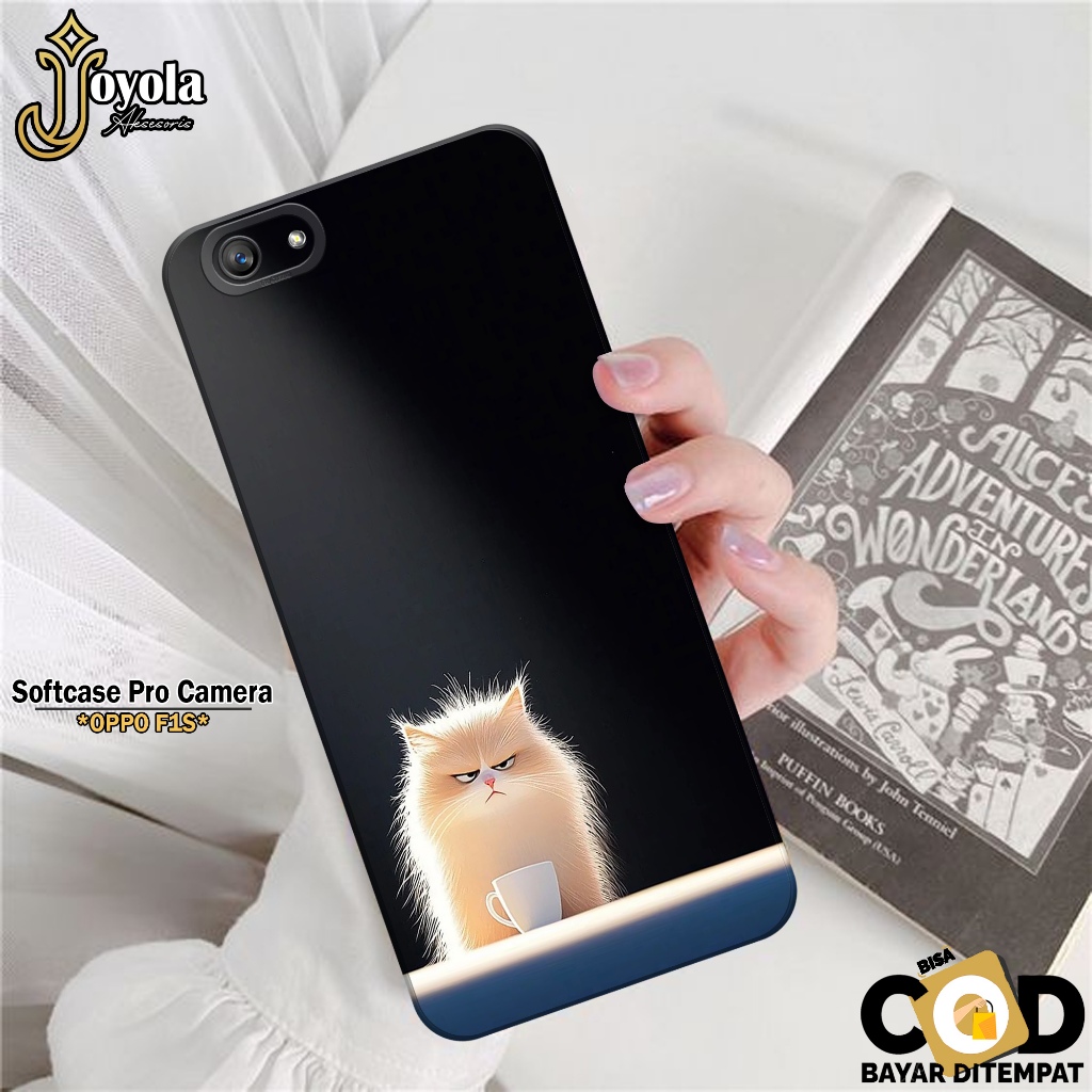 Case Hp OPPO F1s Terbaru - Case Kucing - Soft Macaron Pro Camera - Softcase OPPO F1s Terbaru - Casin