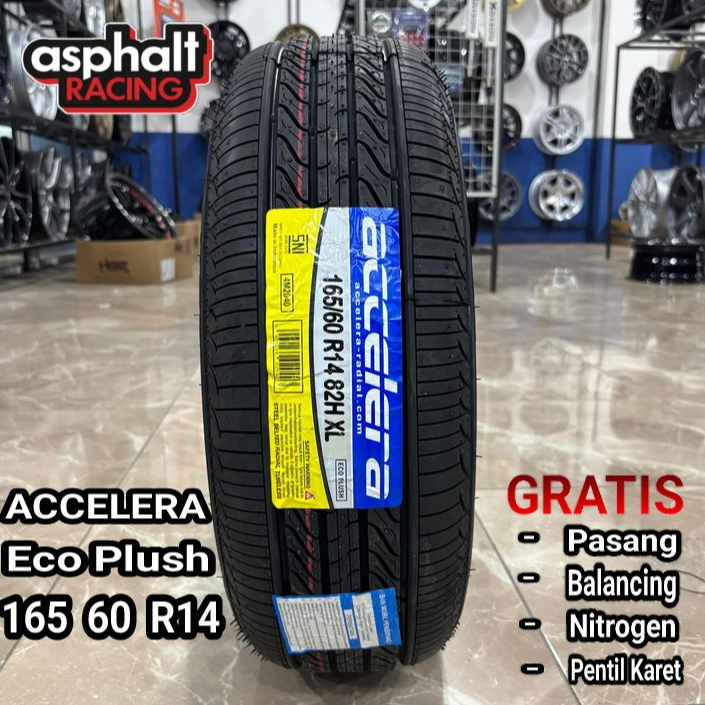Ban Mobil Tubles Ukuran 165/60 R14 Merek Accelera Eco Plush II Ban Mobil 165 60 R14