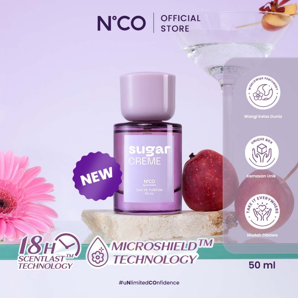 NCO Sugar Cremé EDP - Eau De Perfume Parfum Wanita Wangi Tahan Lama 50ml
