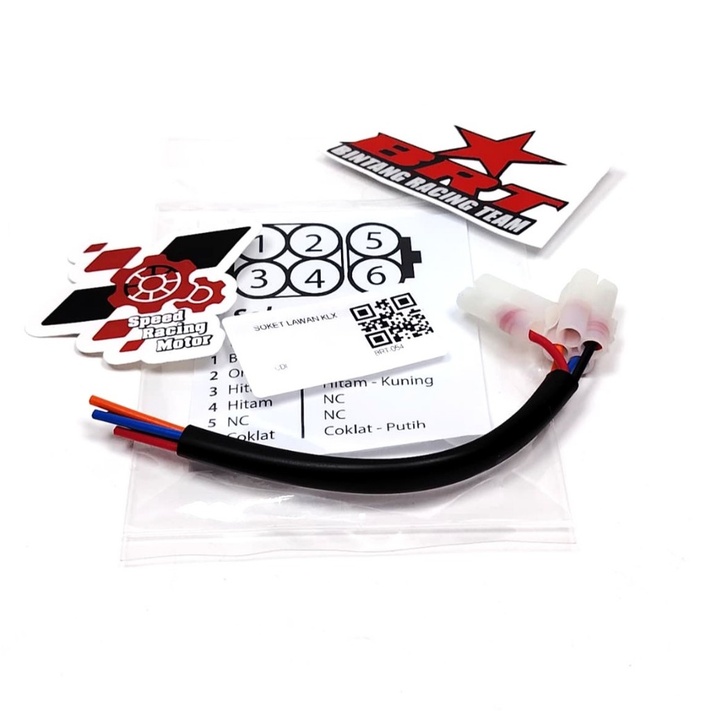 KABEL SOKET LAWAN CDI KLX BRT Soket CDI BRT KLX 150 DTRACKER 150 D TRACKER 150