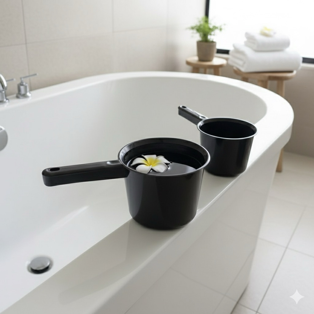 Gayung Air / Gayung Mandi / Ciduk air / Gayung Hitam / Gayung Souvernir Siraman