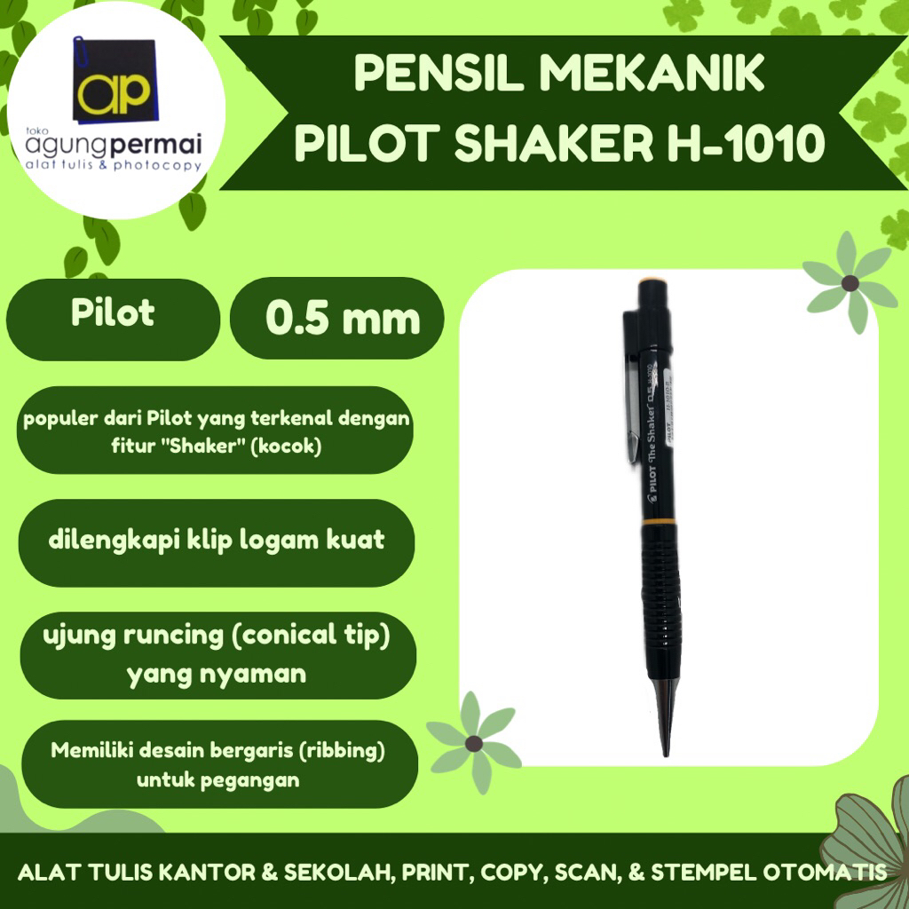 Pensil Mekanik Pilot The Shaker 0.5