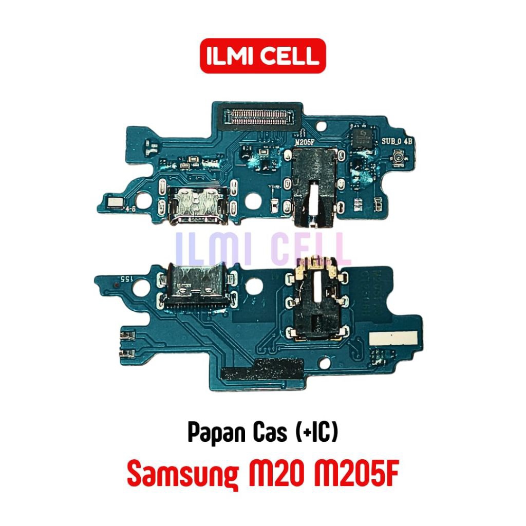 PAPAN KONEKTOR CAS MIC SAMSUNG M20 M205F ORI