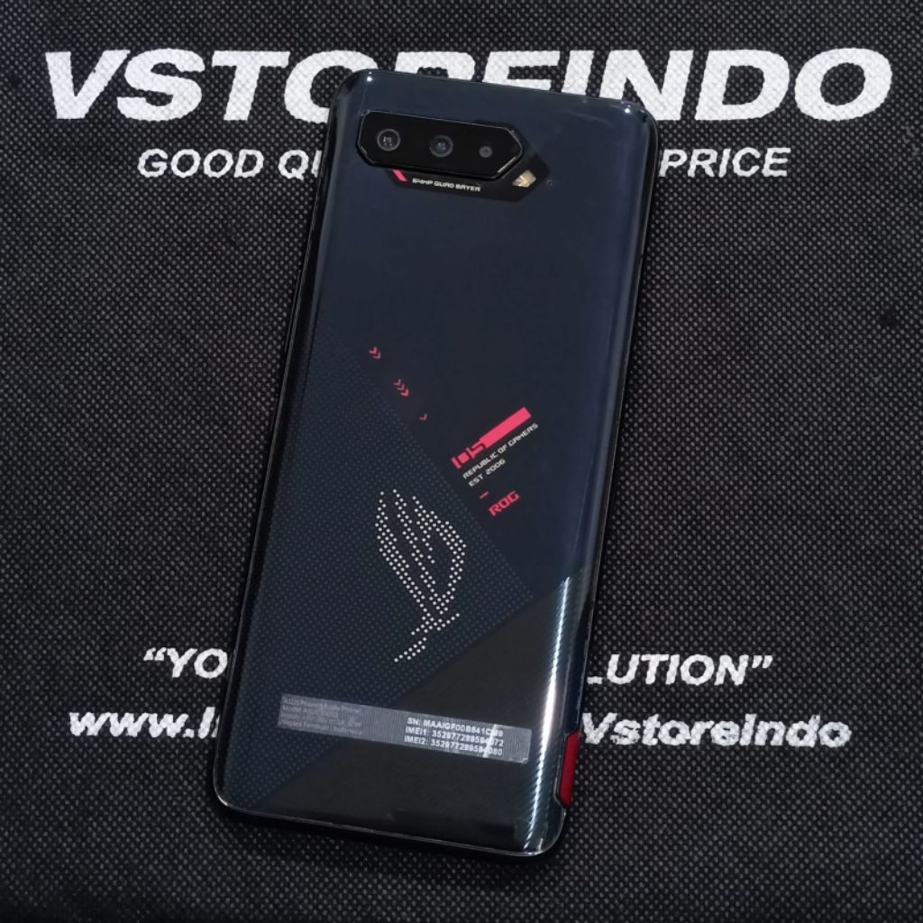 Asus ROG Phone 5s 8/128 GB Garansi Resmi Indonesia Second Bekas Original
