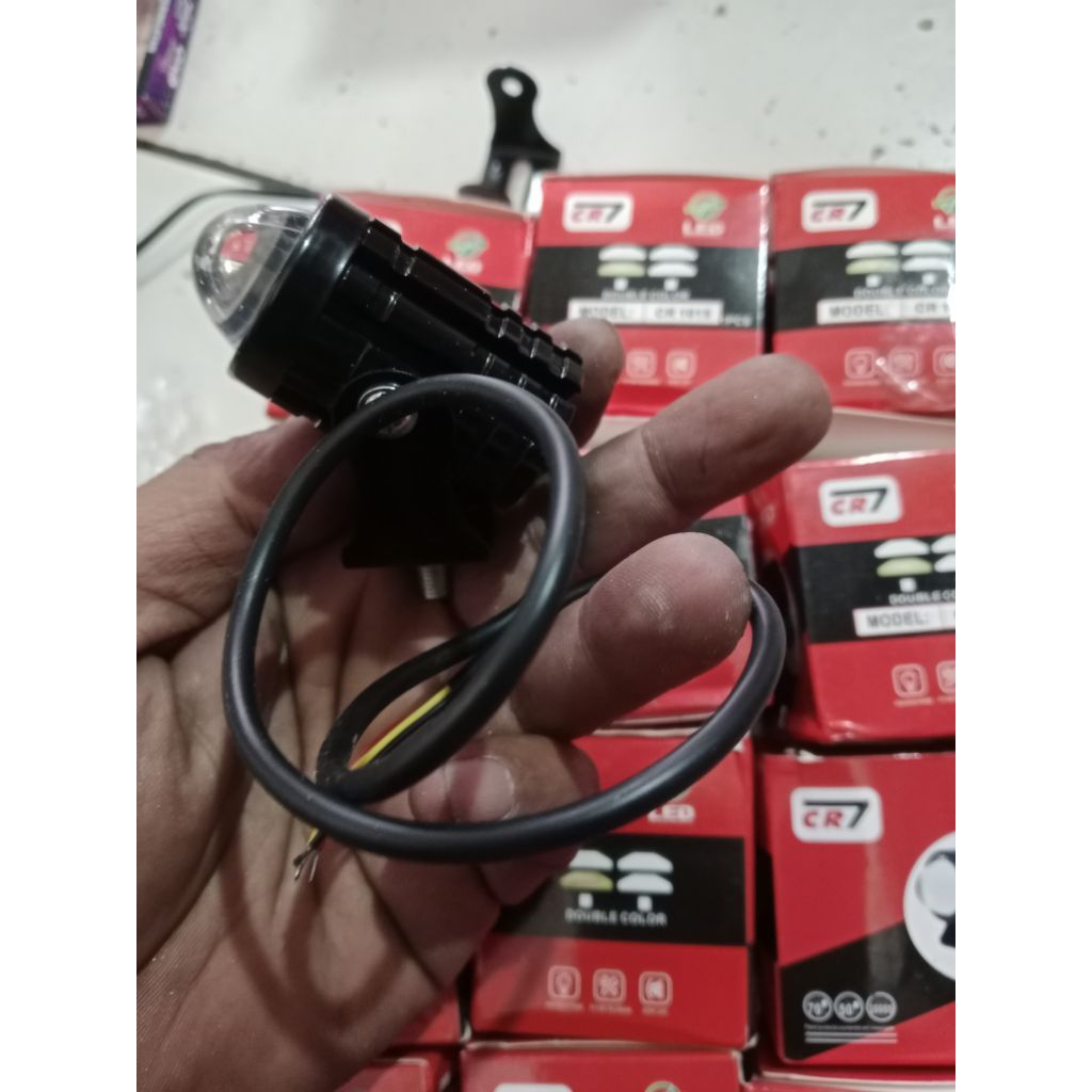 d2 laser lampu tembak satu mata super terang Lampu D2 laser CR7 CR 1015