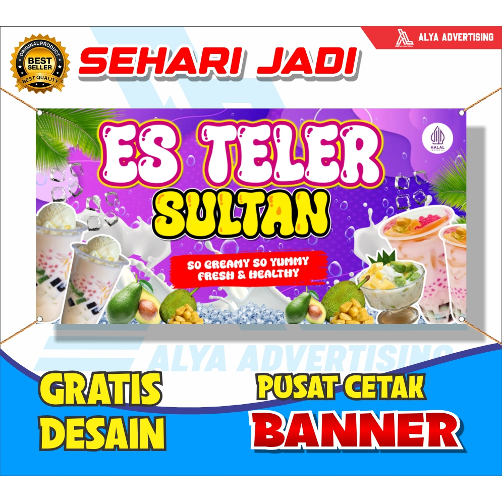 Spanduk/Banner Premium: Cetak Cepat, Hasil Memukau!  * PROSES PENGERJAAN SEHARI JADI * BAHAN FLEXY 2