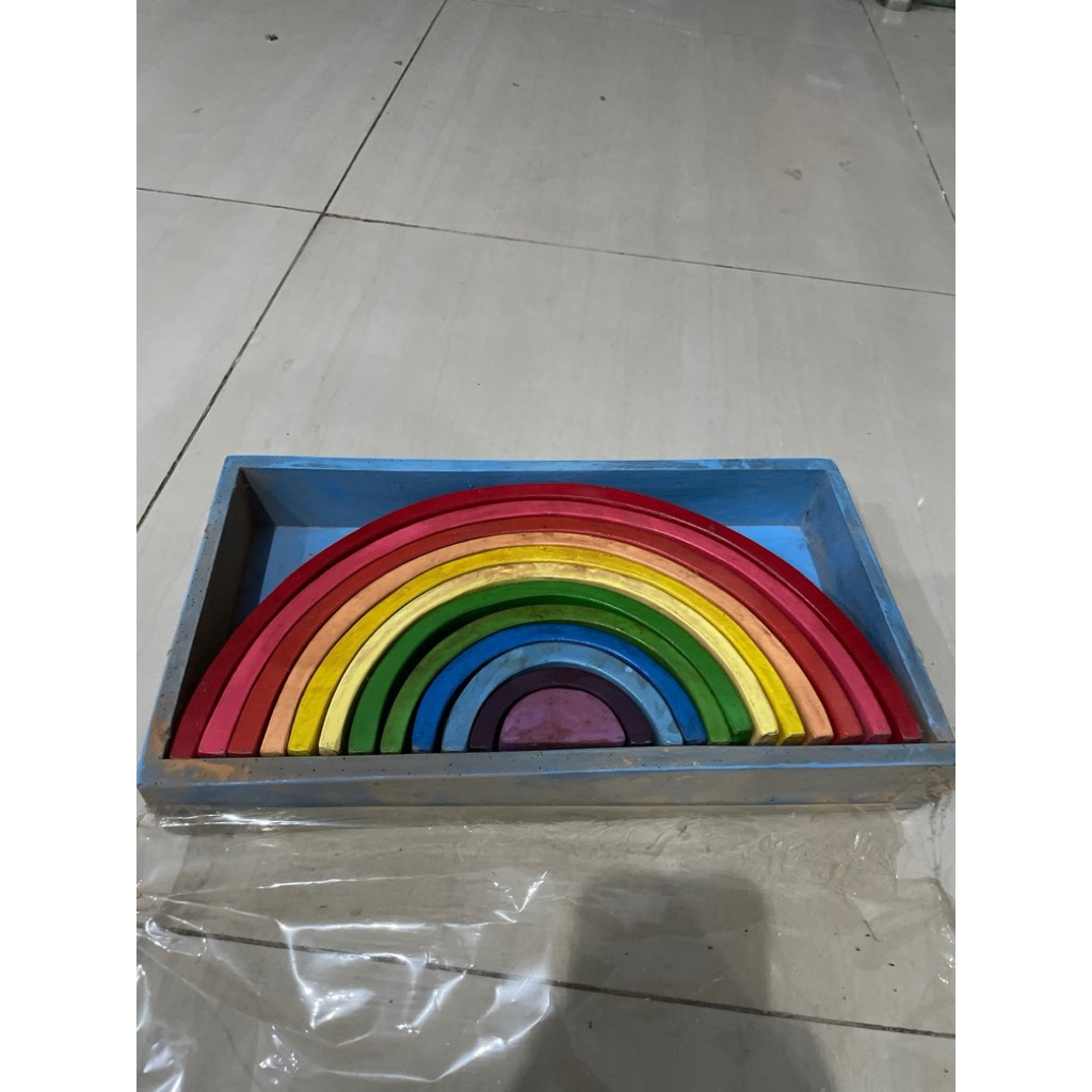 Preloved Wooden Toys Rainbow Montessori