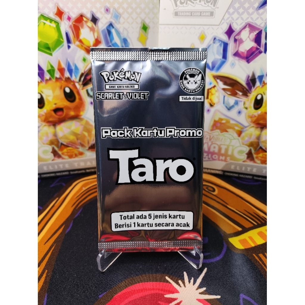 Kartu Pokemon Taro Promo Sealed - Kartu Pokemon Indonesia