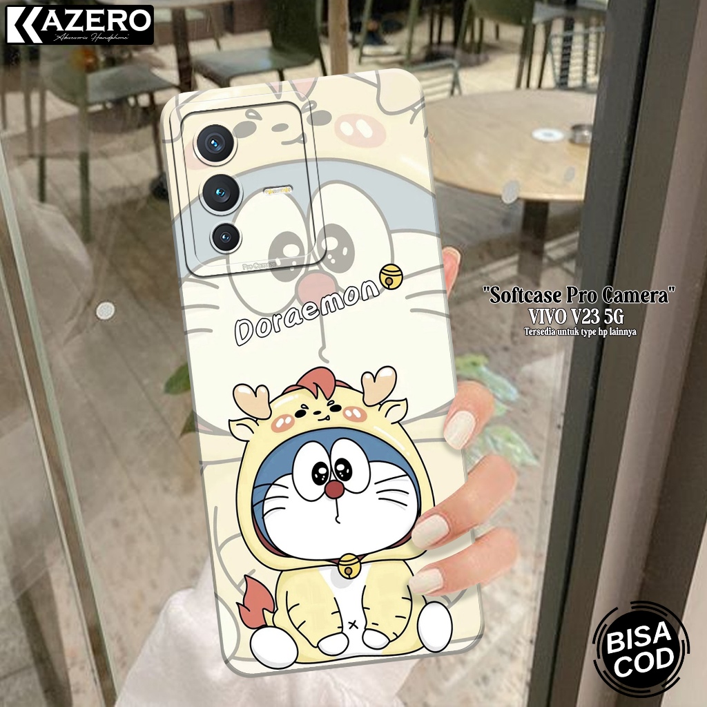Softcase Hp VIVO V23 5G Terbaru - Fashion Case Kartun - Case VIVO V23 5G - Silikon Pro Camera-Casing