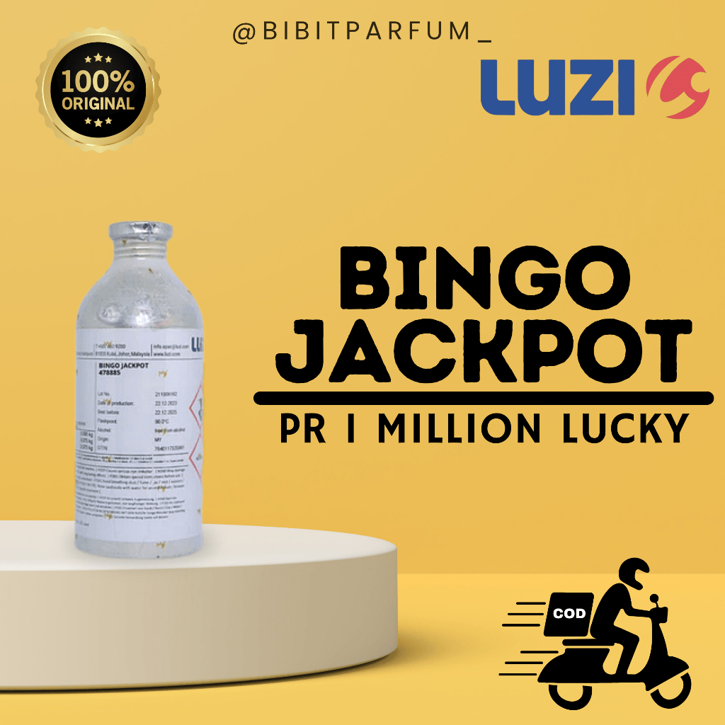 BINGO JACKPOT - LUCKY - JAYROSE - GREY 1GR BY LUZI
