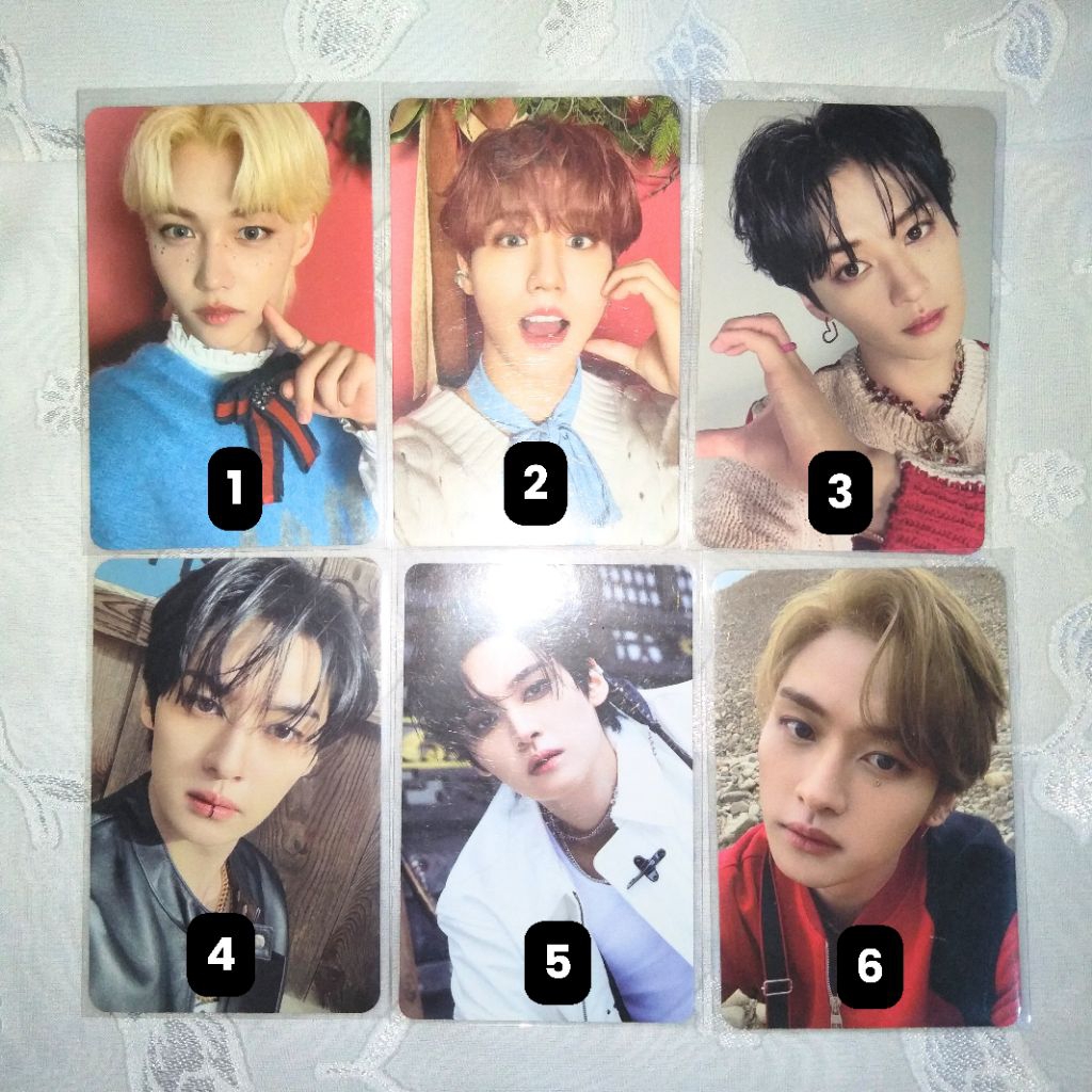 Photocard Stray Kids Lee Know Felix Han Christma Evel CE Maxident HOP Noeasy
