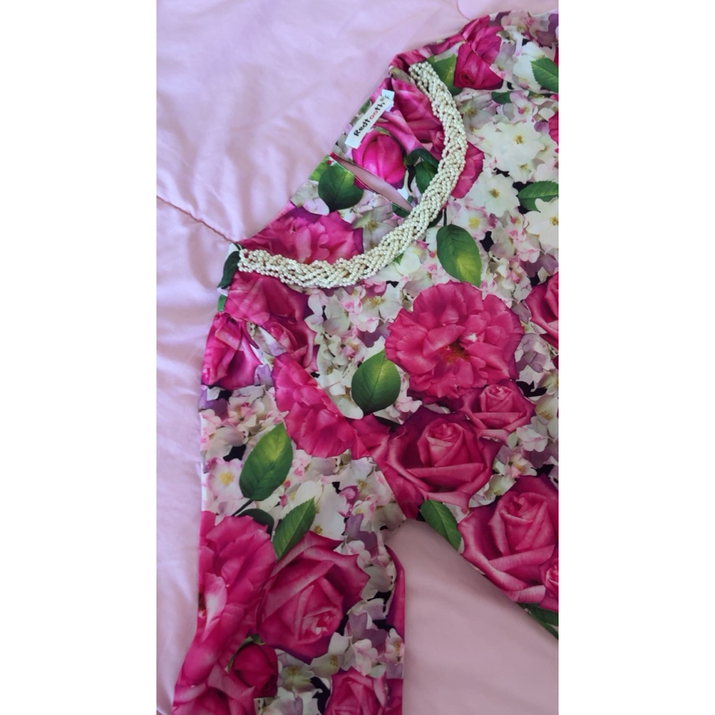 [PRELOVED] blouse bunga-bunga