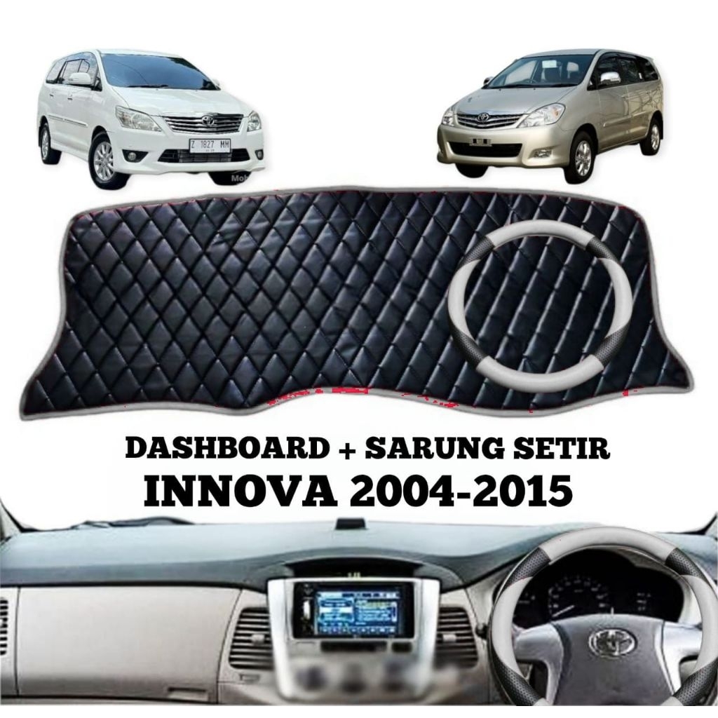 Cover Alas Dashboard Mobil Innova 2004-2015 + Cover Stir Mobil