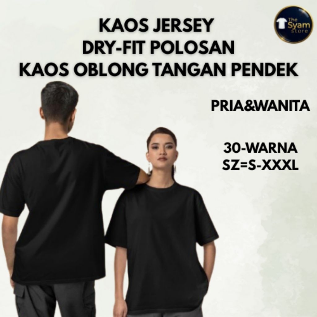 BAJU POLOS OLAHRAGA POLOS KAOS POLOS JERSEY POLOS BADMINTON VOLLY RUNNING PREMIUM
