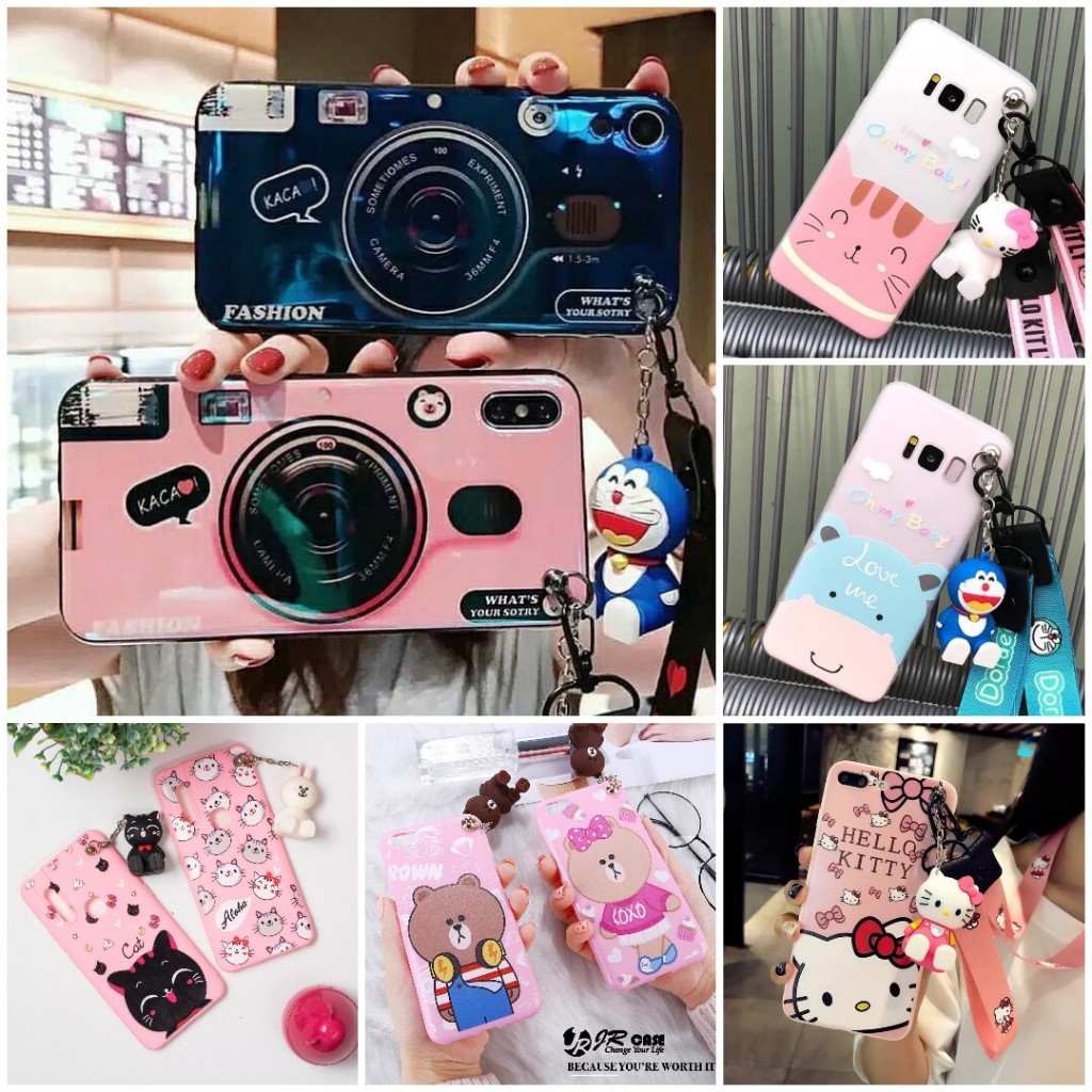Case Cartoon Hanging Doll Tecno Spark 6 GO Spark 6 Pro Spark 7 Spark 7 Pro