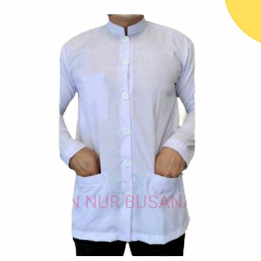 BAJU KOKO HABIBAH EMBOS LENGAN PANJANG DEWASA