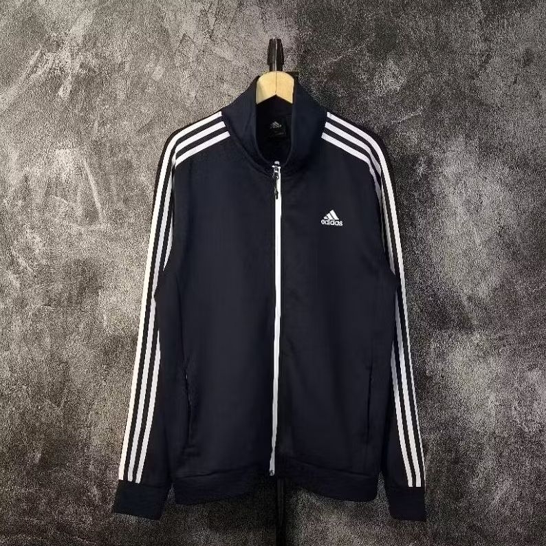 (TRACKTOP ADIDAS BALOK DARK NAVY STRIP WHITE)