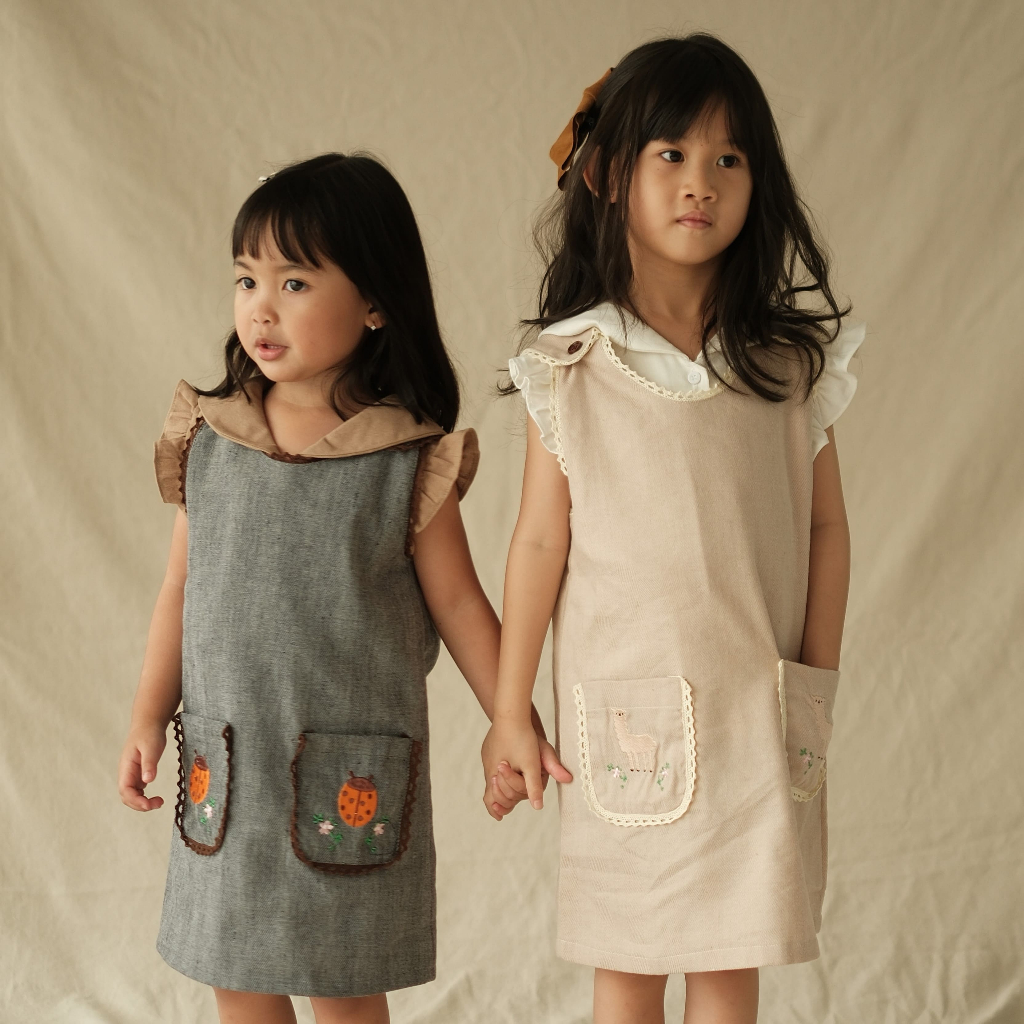 KIKY OVERALL DRESS | Giggles | Overall Dress Anak Perempuan