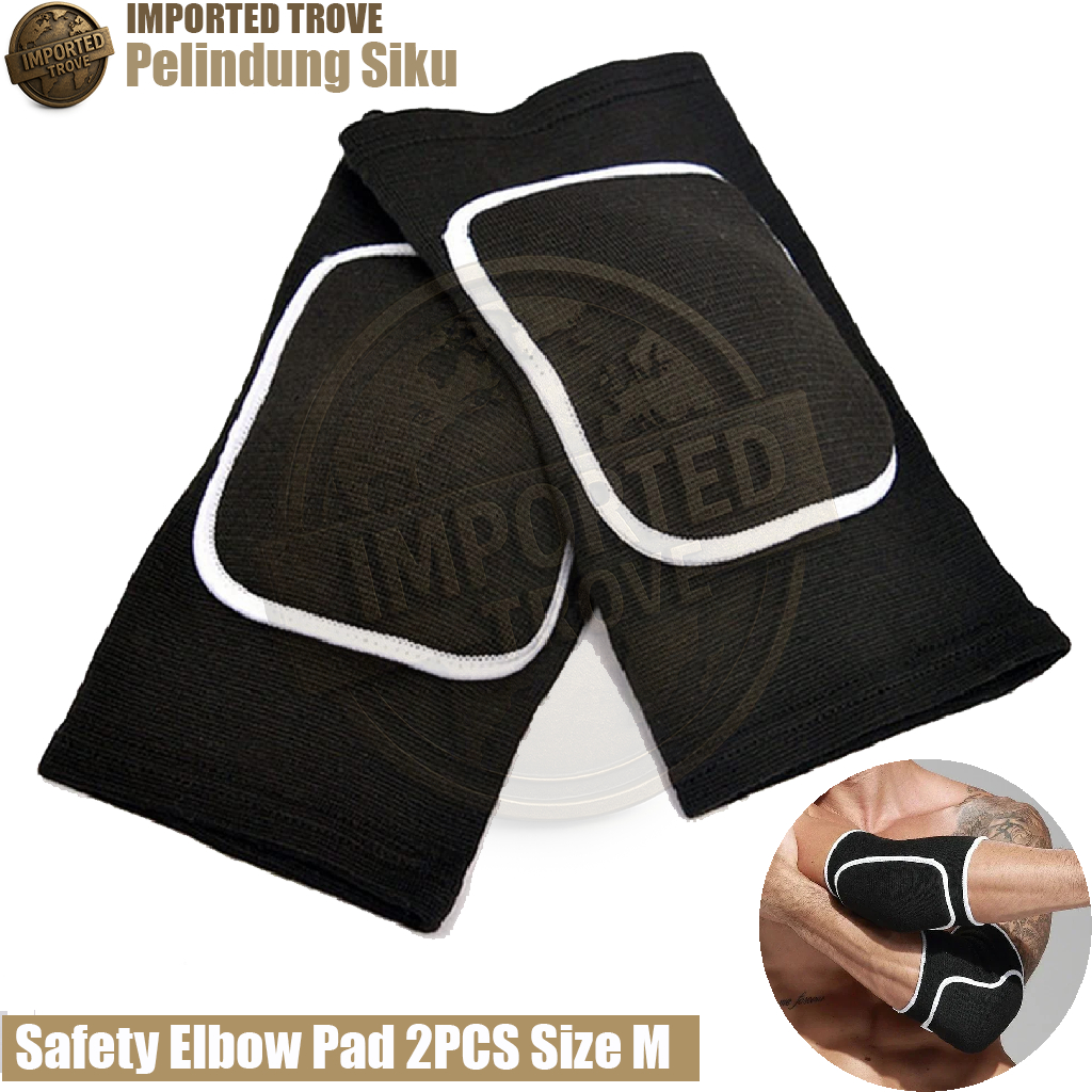 WEISHUN Pelindung Siku Safety Elbow Support Pad 2PCS Size M - WSEP13 Deker Olahraga Pelindung Siku T