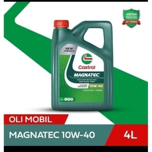 CASTROL MAGNATEC SAE 10W40 (4L) ORIGINAL | OLI MESIN MOBIL CASTROL SAE 10W40 4L ORIGINAL