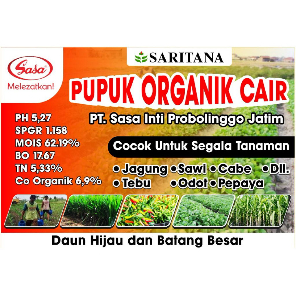 Pupuk Cair Organik(1,5 liter)