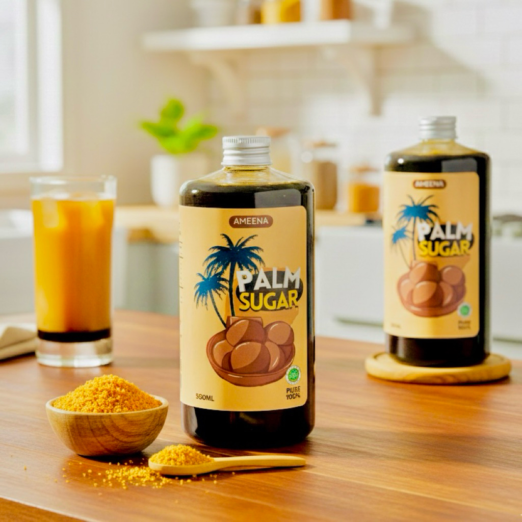 [ BIG ] Gula Semut Aren Cair 500ml | Ameena Premium Quality