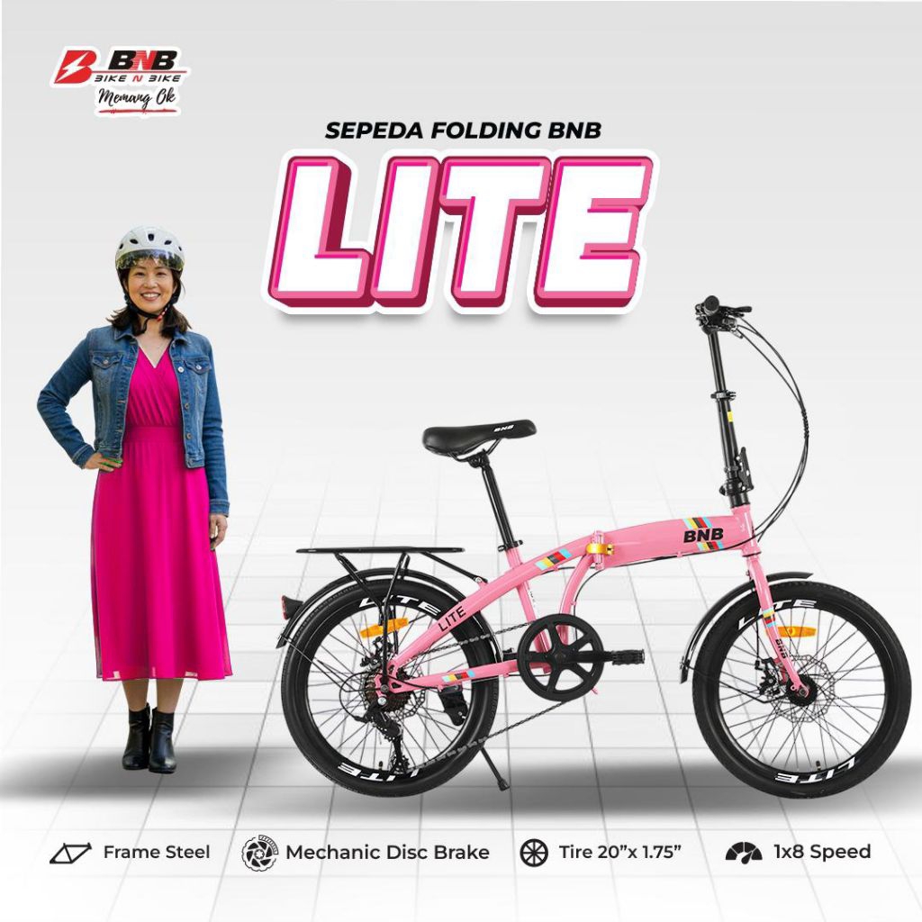 SEPEDA LIPAT 20 INCH EVERBEST  7SPEED & BNB 8SPEED