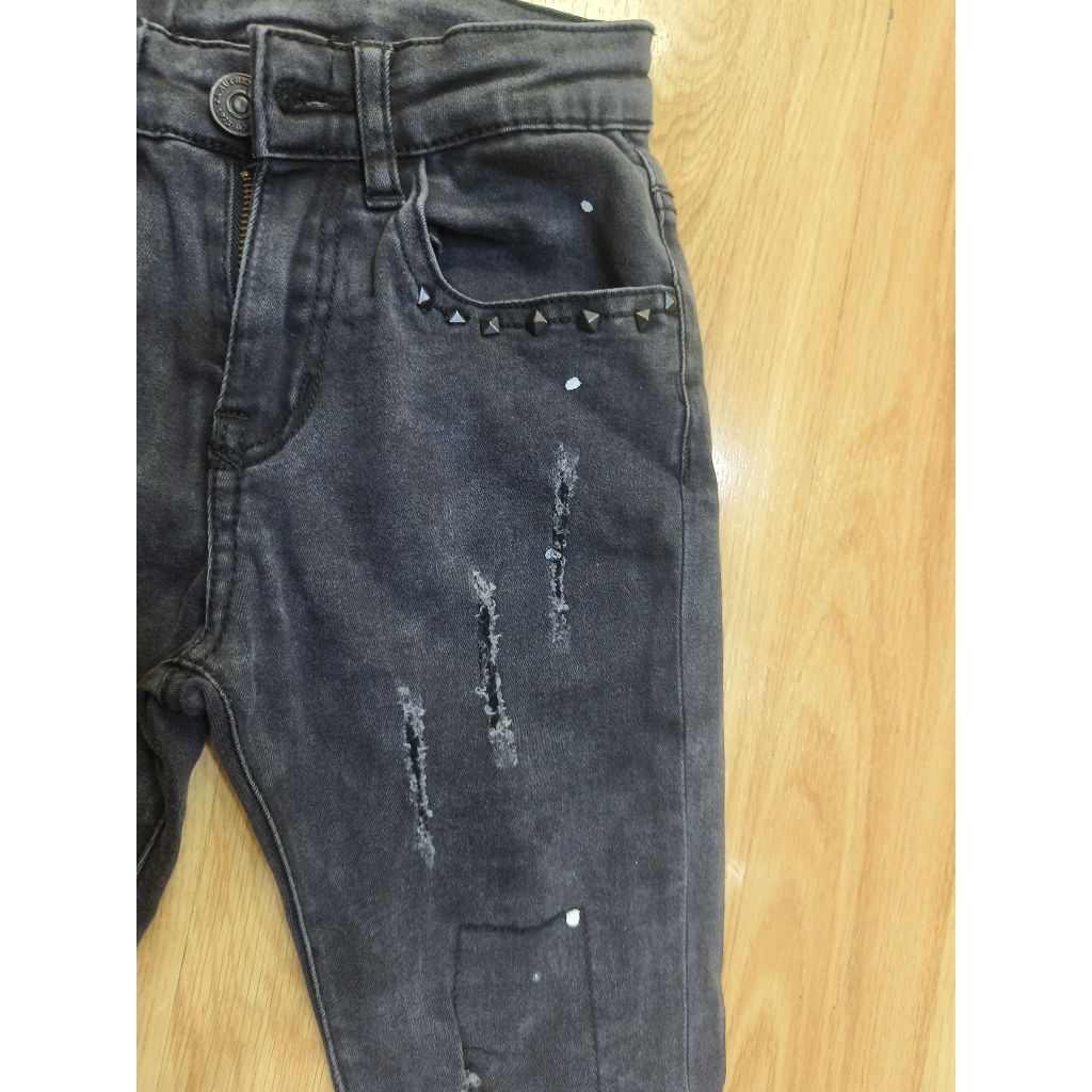 celana jeans hitam anak laki laki