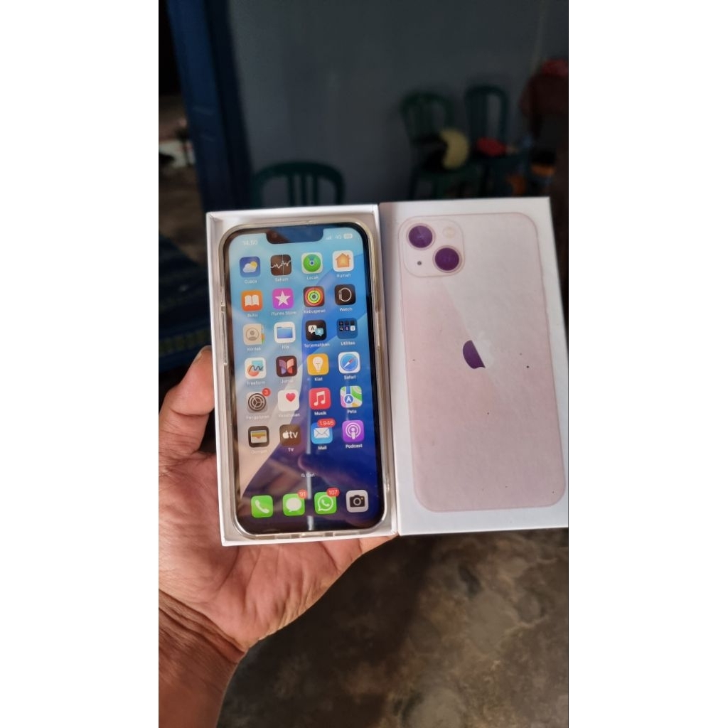 Dus Box Iphone 11 Slim - Warna Putih, Fullset