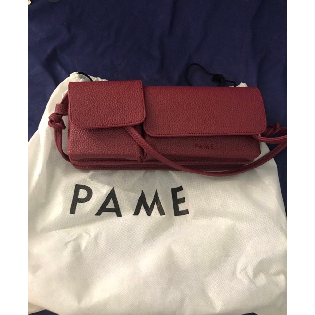 pame shoulder bag maroon