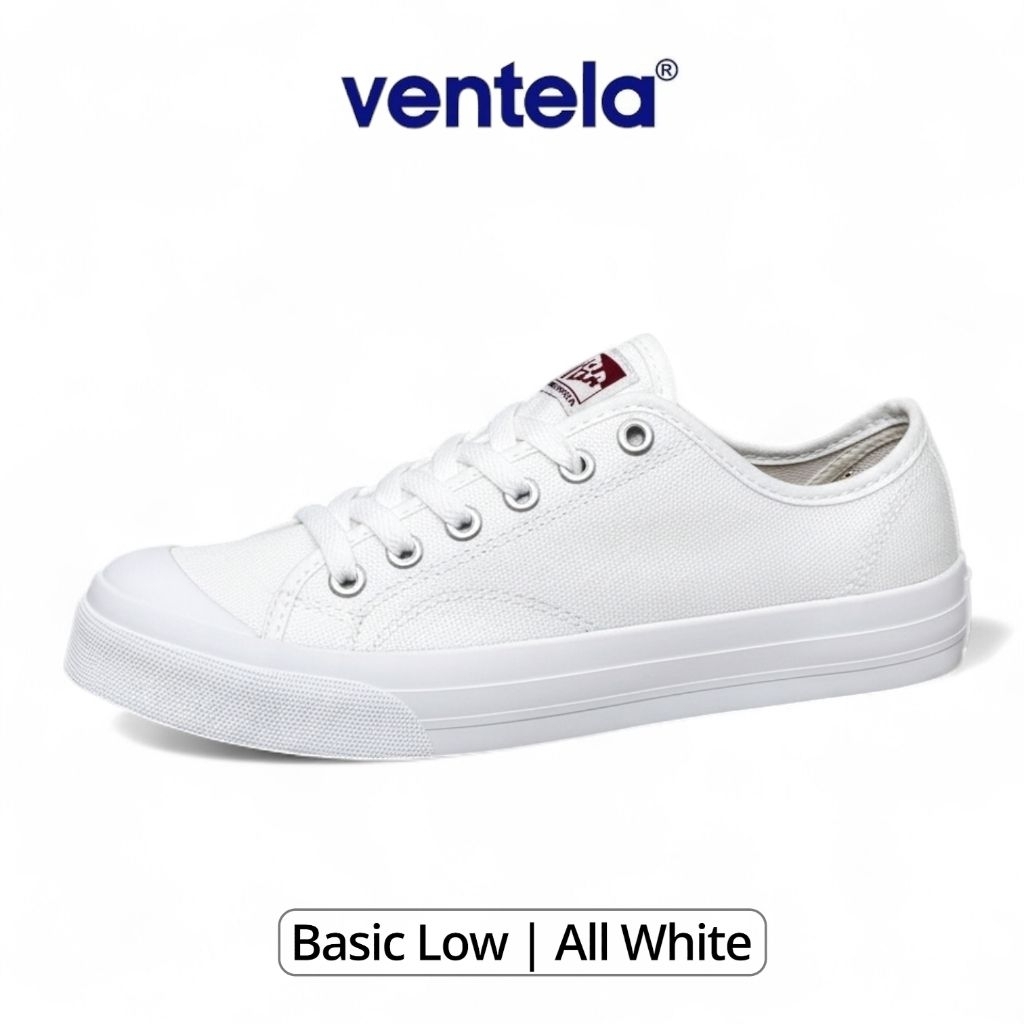 Ventela Basic Low  White Original (Putih)