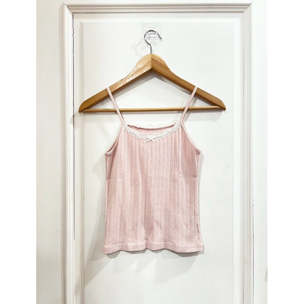 Pink Cardigan & Tank Top Set | Acubi Club