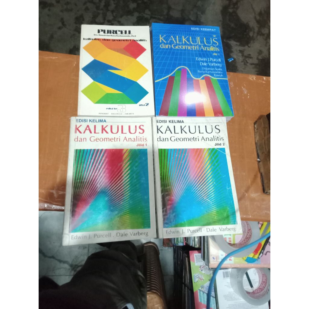 Buku bekas - kalkulus dan geometri analitis - pursell - edisi 3.edisi 4.edisi 5.( buku bekas kualita