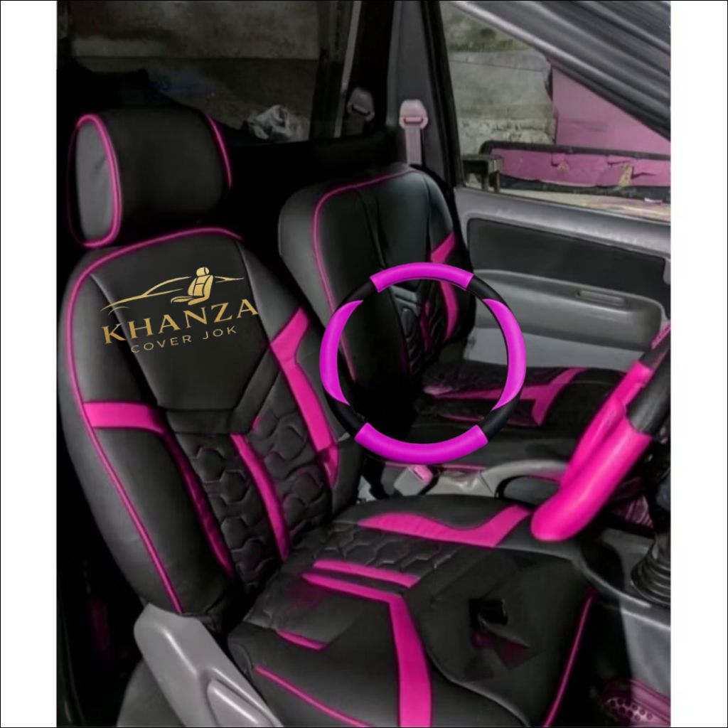 Sarung jok mobil Gratis Sarung Stir Mobil Hilux single cabin / Panther / Kijang /Strada Triton / Sar