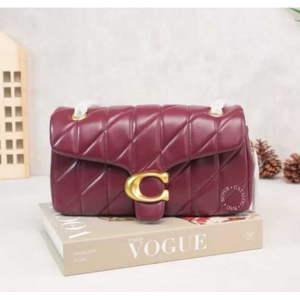 tas wanita coc merah maroon VIP