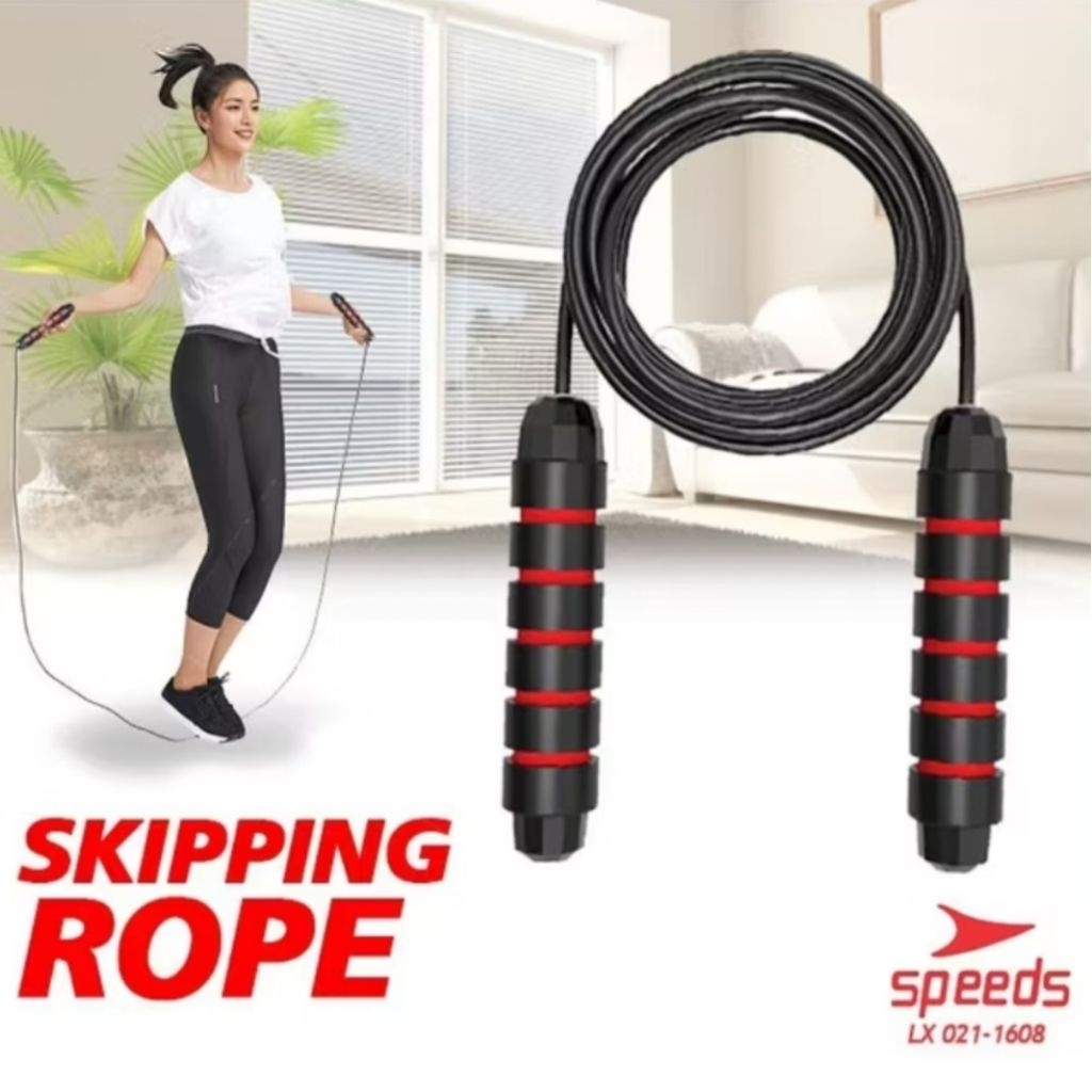 SPEEDS Skipping Rope / Tali Skipping Adjustable – Portable Fitness