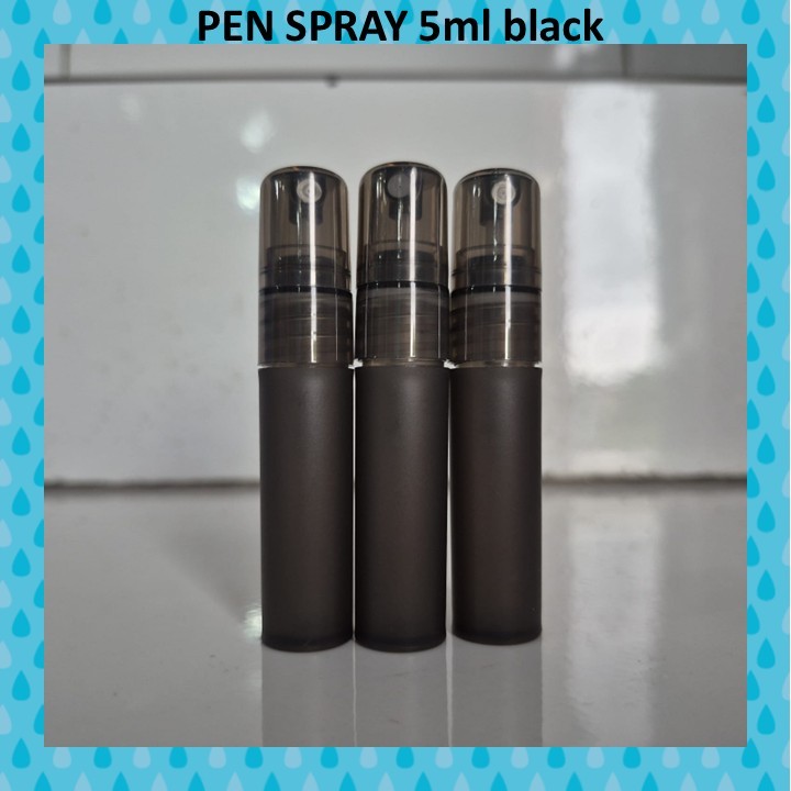 Pen Spray 5ml Black / botol parfum / spray parfum