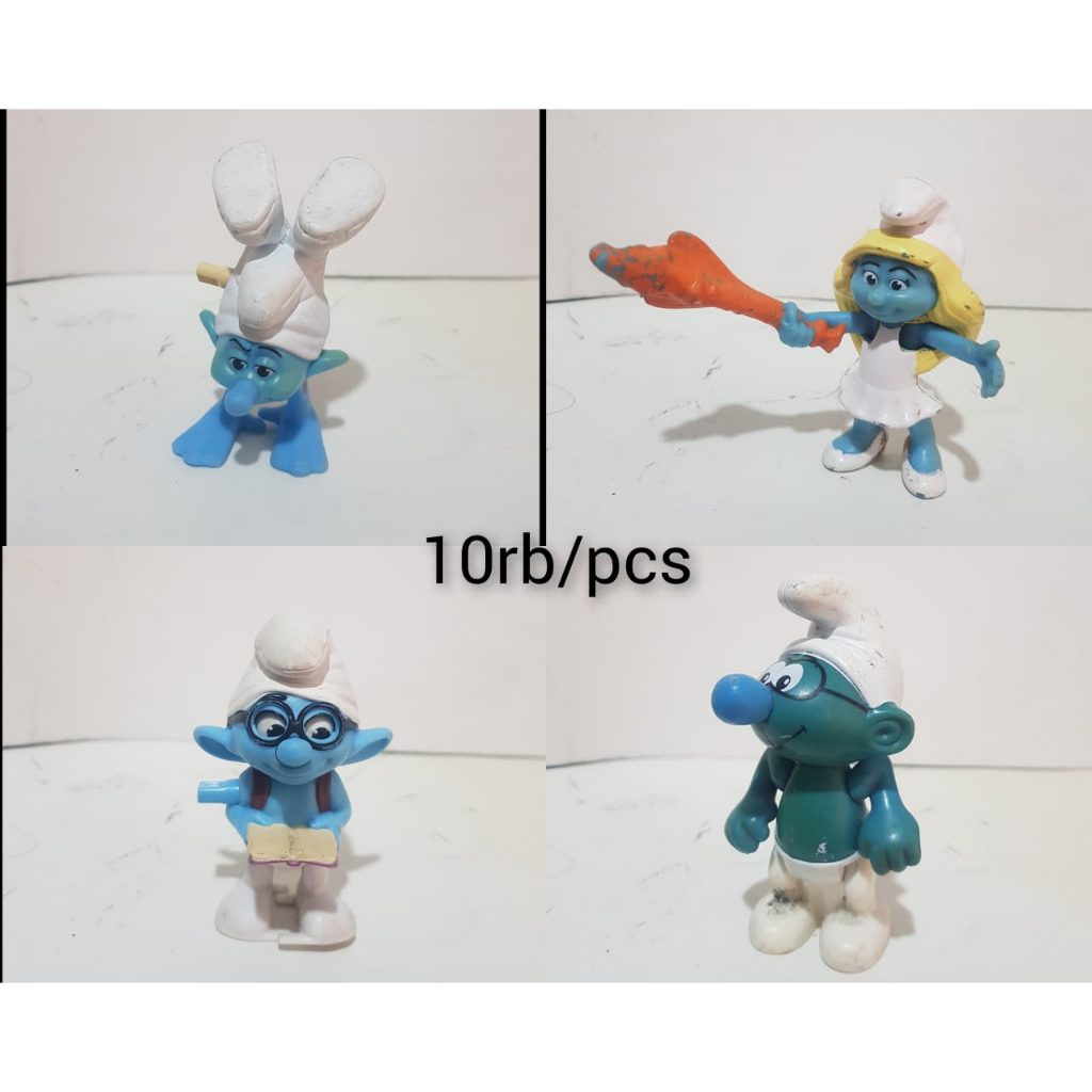 Mainan Mcdonald's smurf