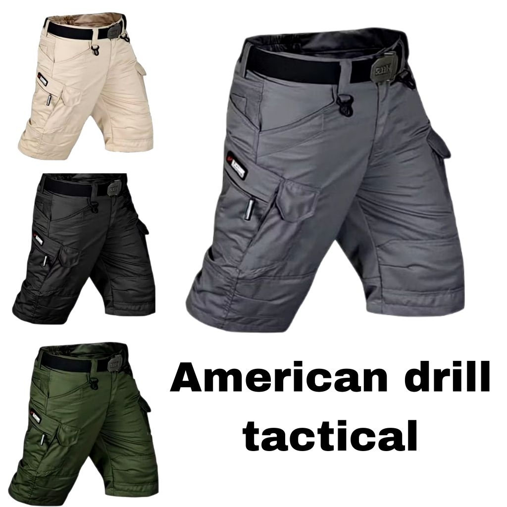 Celana Pendek Tactical American drill , Celana Pendek Pria