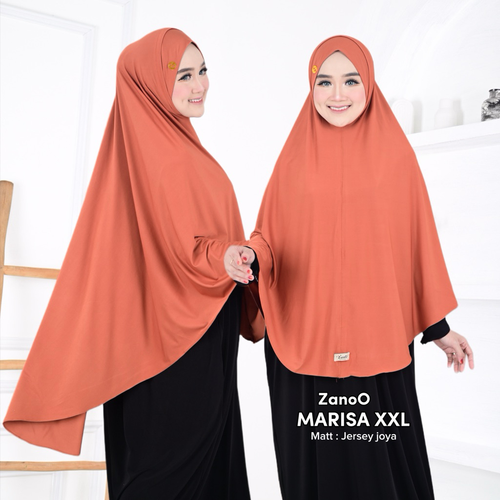 NEW ZANOO - XXL MARISA HIJAB JUMBO UMROH SYARI TERBARU