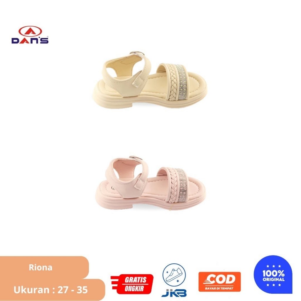 Sandal Talincang Dans Riona Anak Perempuan || Sendal Anak Casual || Sepatu sandal anak cewek Origina