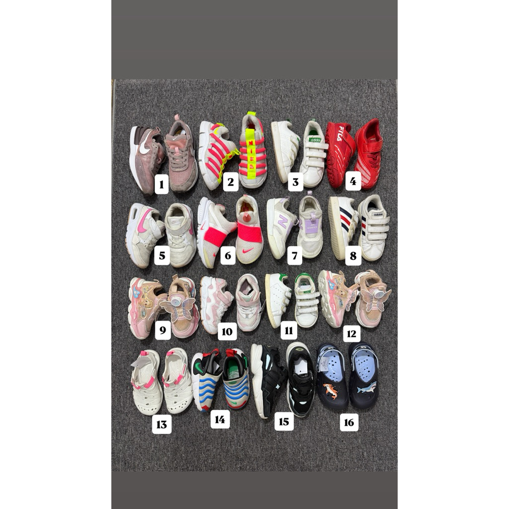 Sepatu & Sandal Anak Second Branded by Rzl Kids Shoes Batch 1