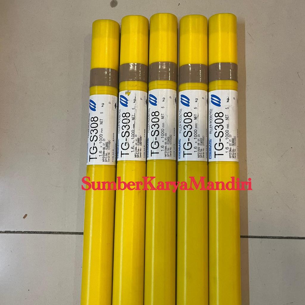 Kawat Las Tig Argon Stainless Steel Kobelco TGS 308 1.6MM x 1000MM / Kawat Las Tig Argon SS Kobelco 